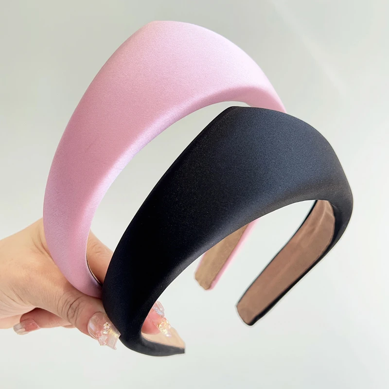 1pc Women Simple Velvet Hairband Anti Slip Adult Hair Clip Wide Edge Headband Girls 2025 New Hair Accessory