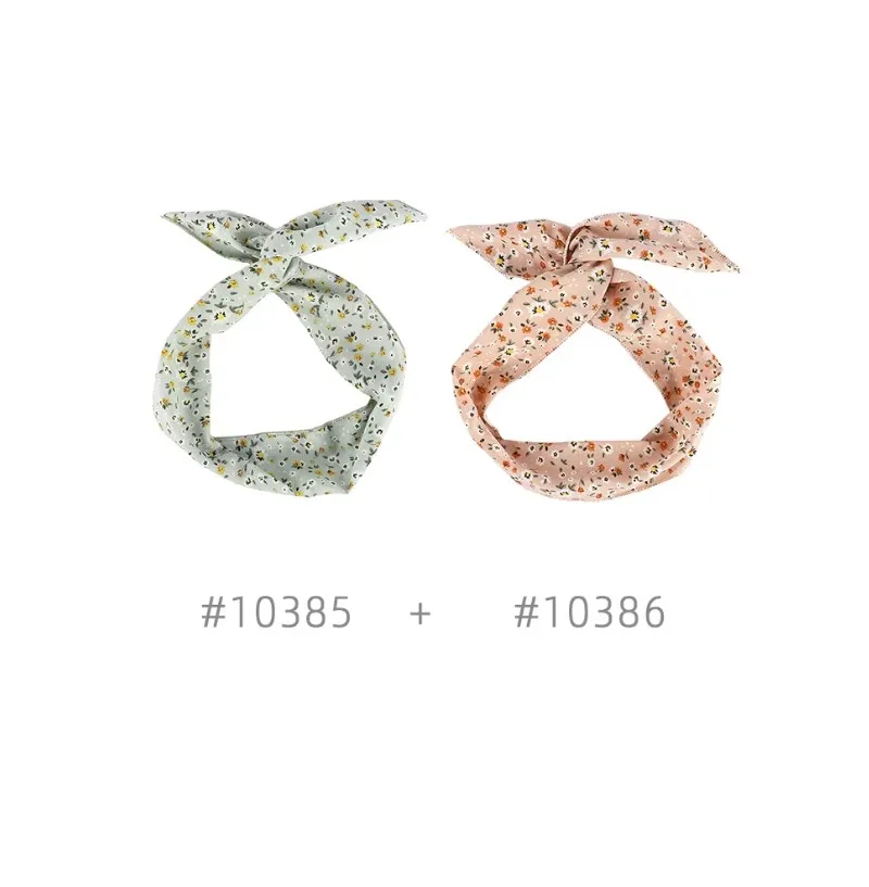 Floral Bow Bunny Ear Headbands face Wash Hair Bands with Metal wire Cross Hair hoop Hairband Summer Beach Hair Accessories