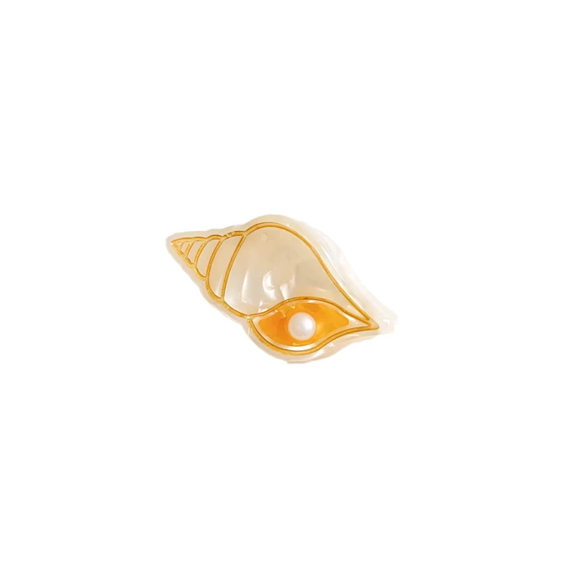 Cartoon marine small animal hairpins are small and delicate acetate pan hairpins, horsetail half-tied shark clips
