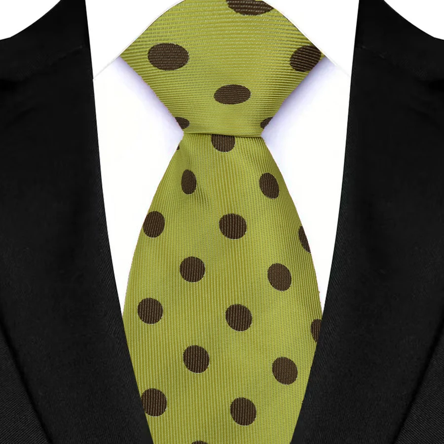 Vintage 8CM Necktie Fashion Man's Tie Polka Dots Wedding Neckties For Men Neck tie Unisex Dress Shirt Collar Neckwear Cravat