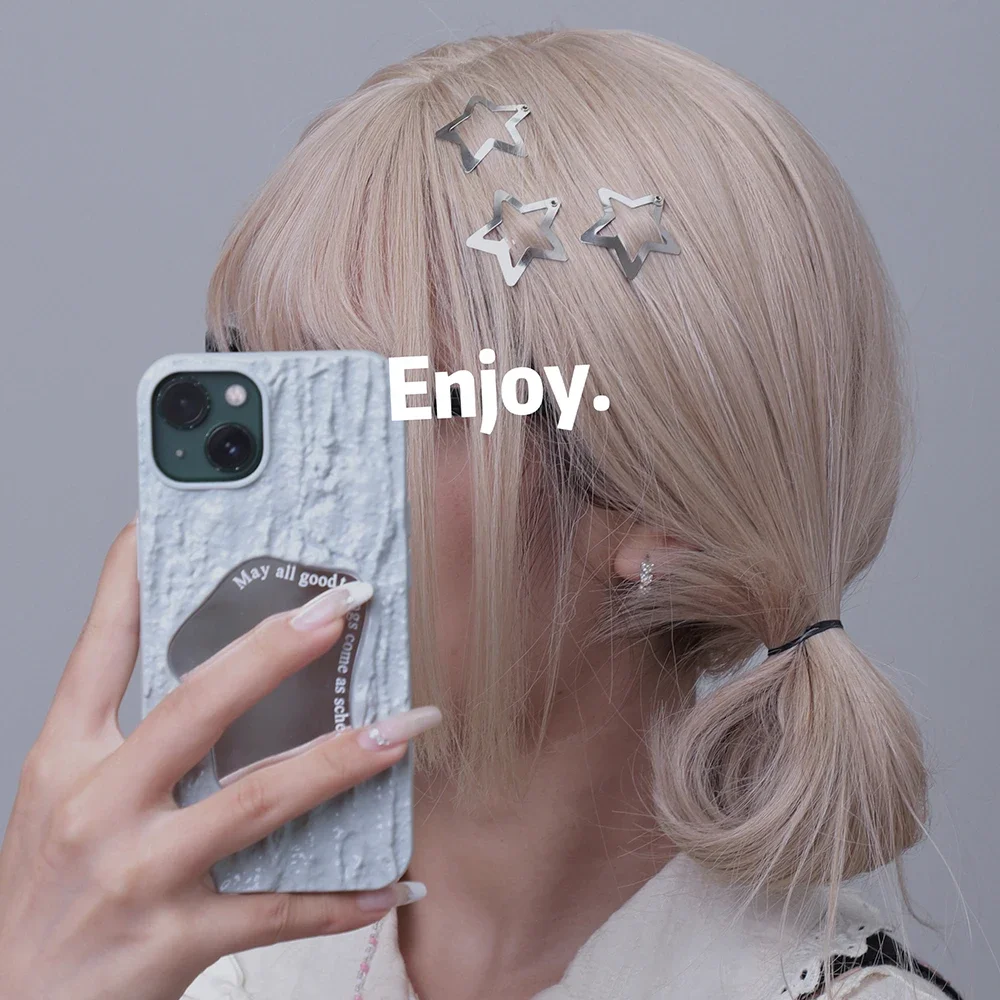 5/10/20Pcs Silver Star Y2K BB Hair Clips Women Grils Cute Metal Star Hair Clips Side Barrettes Hair Accessories Headwear Gifts