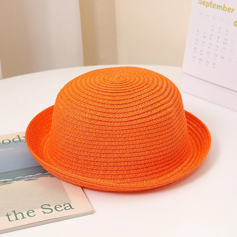 2025 Outdoor Parent-child Hats The Child's Mother Vintage Women Spring Summer Beach Fashion Straw Hat Sunshade Sun Hat Sombreros