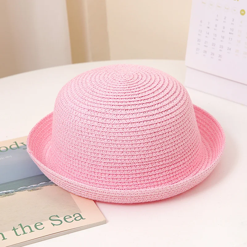 2025 Outdoor Parent-child Hats The Child's Mother Vintage Women Spring Summer Beach Fashion Straw Hat Sunshade Sun Hat Sombreros