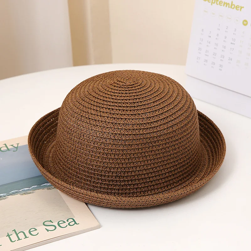2025 Outdoor Parent-child Hats The Child's Mother Vintage Women Spring Summer Beach Fashion Straw Hat Sunshade Sun Hat Sombreros