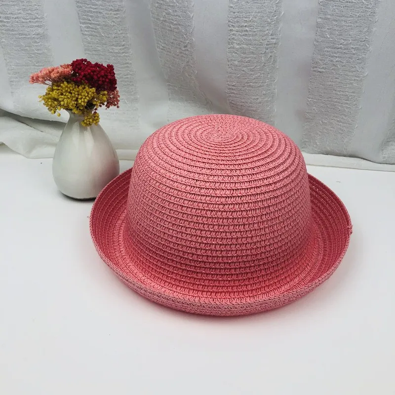 2025 Outdoor Parent-child Hats The Child's Mother Vintage Women Spring Summer Beach Fashion Straw Hat Sunshade Sun Hat Sombreros