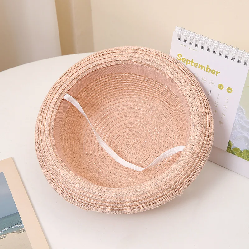 2025 Outdoor Parent-child Hats The Child's Mother Vintage Women Spring Summer Beach Fashion Straw Hat Sunshade Sun Hat Sombreros