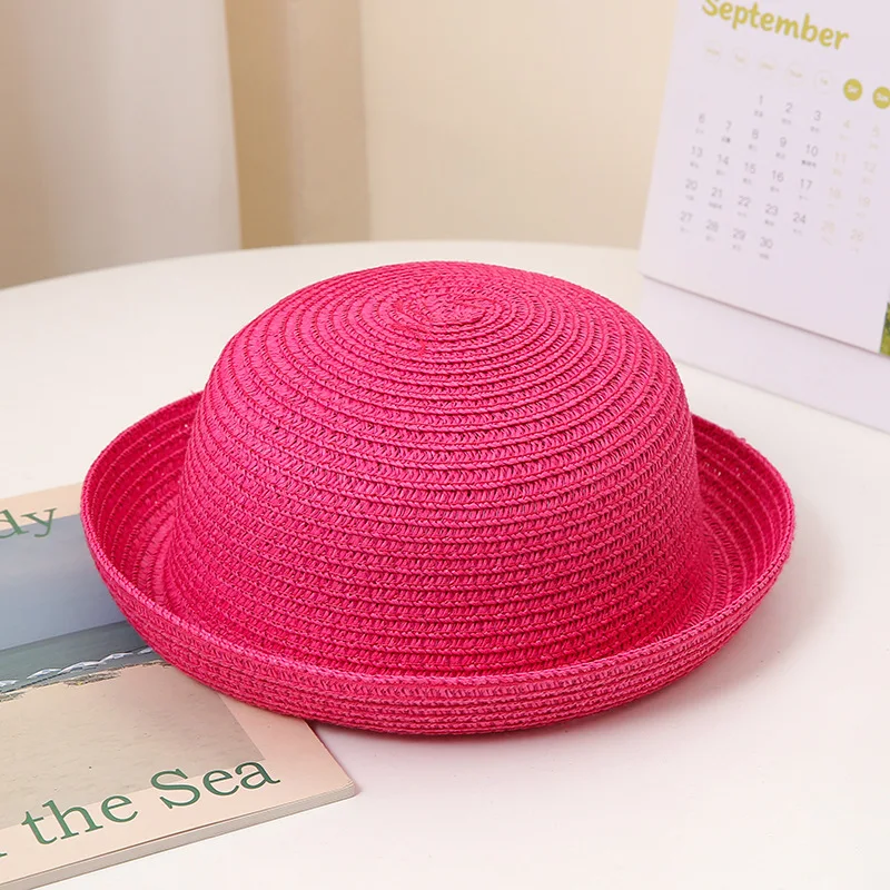 2025 Outdoor Parent-child Hats The Child's Mother Vintage Women Spring Summer Beach Fashion Straw Hat Sunshade Sun Hat Sombreros