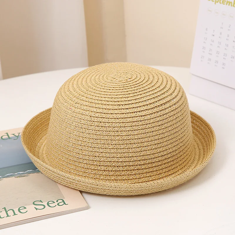 2025 Outdoor Parent-child Hats The Child's Mother Vintage Women Spring Summer Beach Fashion Straw Hat Sunshade Sun Hat Sombreros