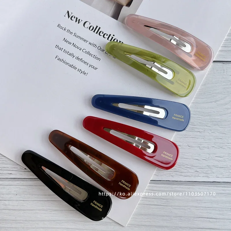 South Korean France medium size breaking clip BB clip French style temperament side clip bangs clip hair clip