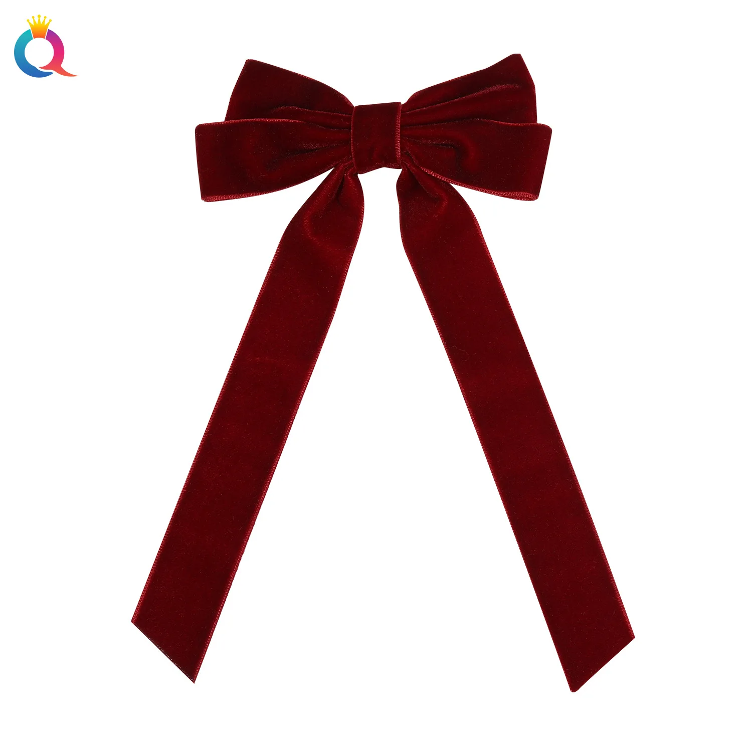 Trendy Velvet Bow Ribbon Hairpins Women Children Girls Hair Clips Pin Barrettes Accessories Hairclip Headdress Headwear Ornament