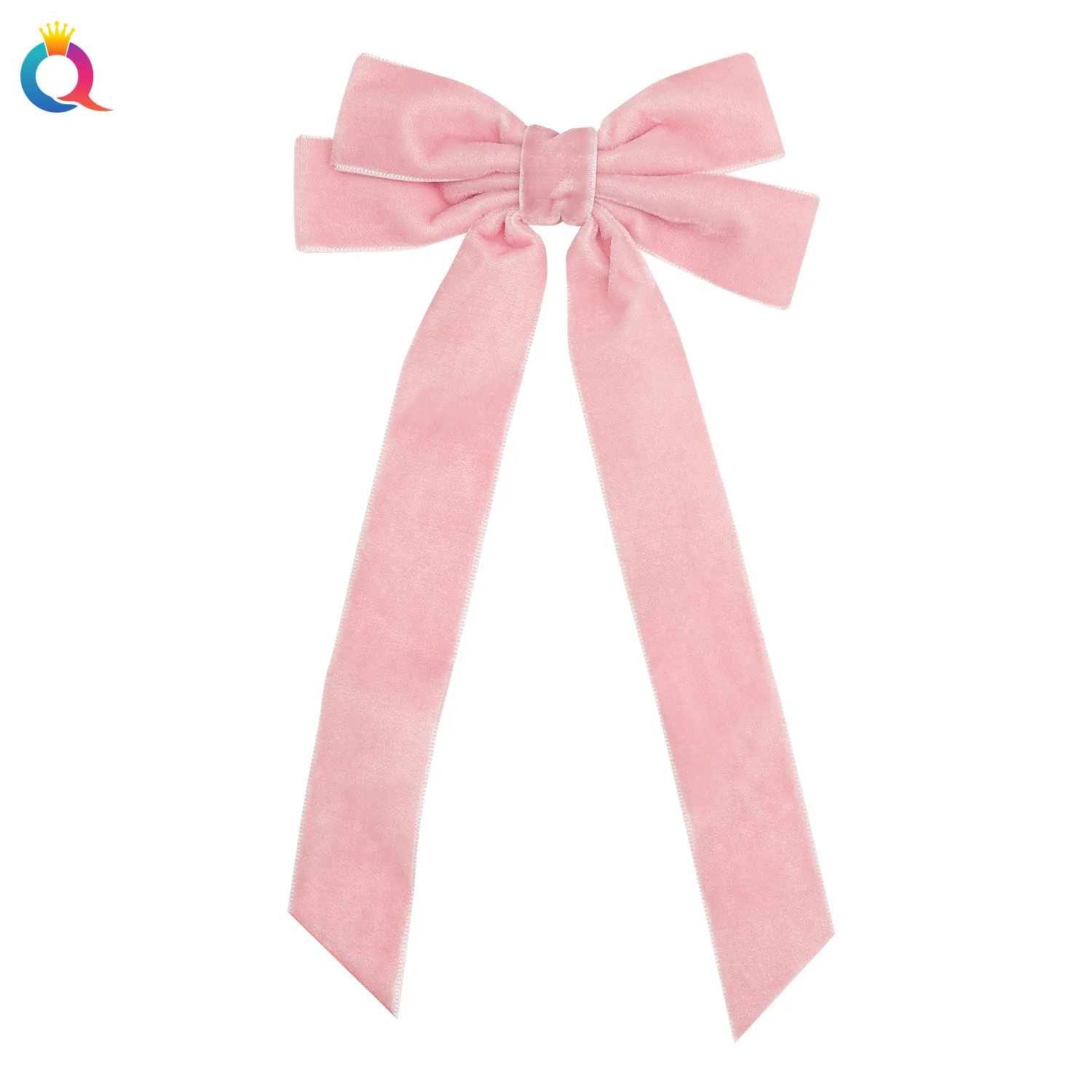 Trendy Velvet Bow Ribbon Hairpins Women Children Girls Hair Clips Pin Barrettes Accessories Hairclip Headdress Headwear Ornament