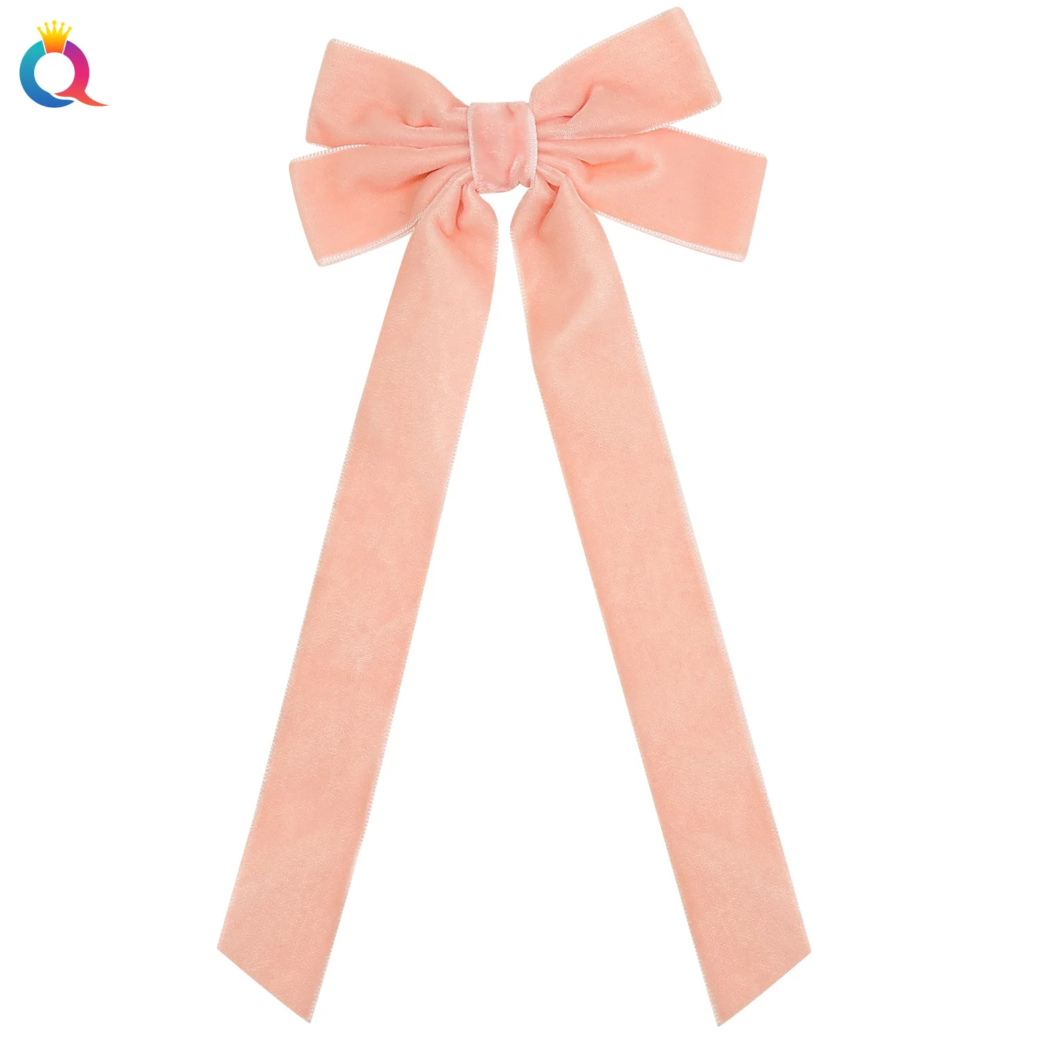 Trendy Velvet Bow Ribbon Hairpins Women Children Girls Hair Clips Pin Barrettes Accessories Hairclip Headdress Headwear Ornament