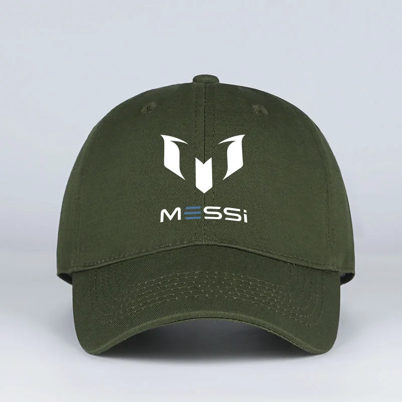 MESSI Printed Soft-Peak Baseball Cap – Unisex, Breathable and Adjustable – Perfect for Soccer Fans, Sports, and Fishing