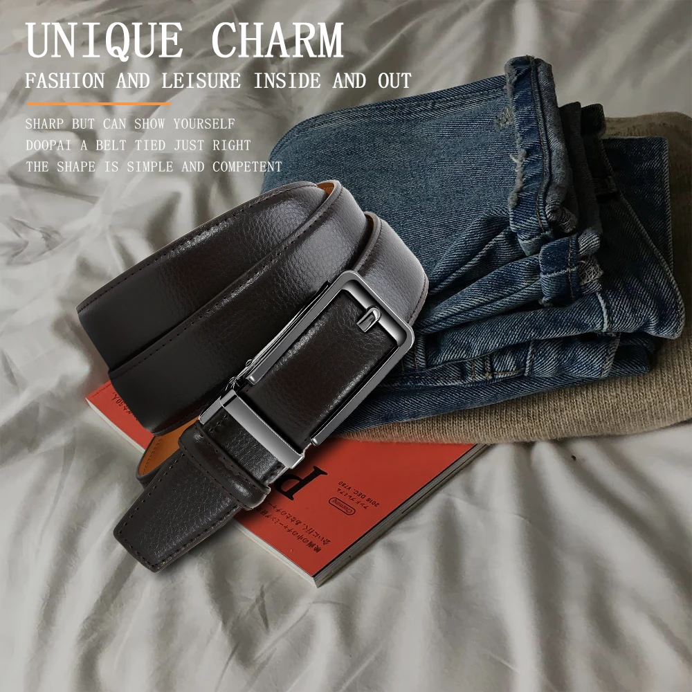 Men's High-quality Metal Buckle Belt, Perfect Companion Belt for Men's Formal Pants and Shirts, Suitable for Multiple Occasions