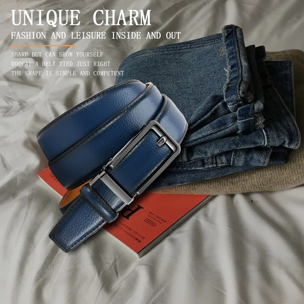 Men's High-quality Metal Buckle Belt, Perfect Companion Belt for Men's Formal Pants and Shirts, Suitable for Multiple Occasions