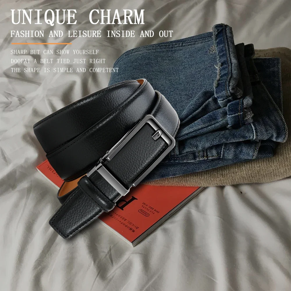 Men's High-quality Metal Buckle Belt, Perfect Companion Belt for Men's Formal Pants and Shirts, Suitable for Multiple Occasions