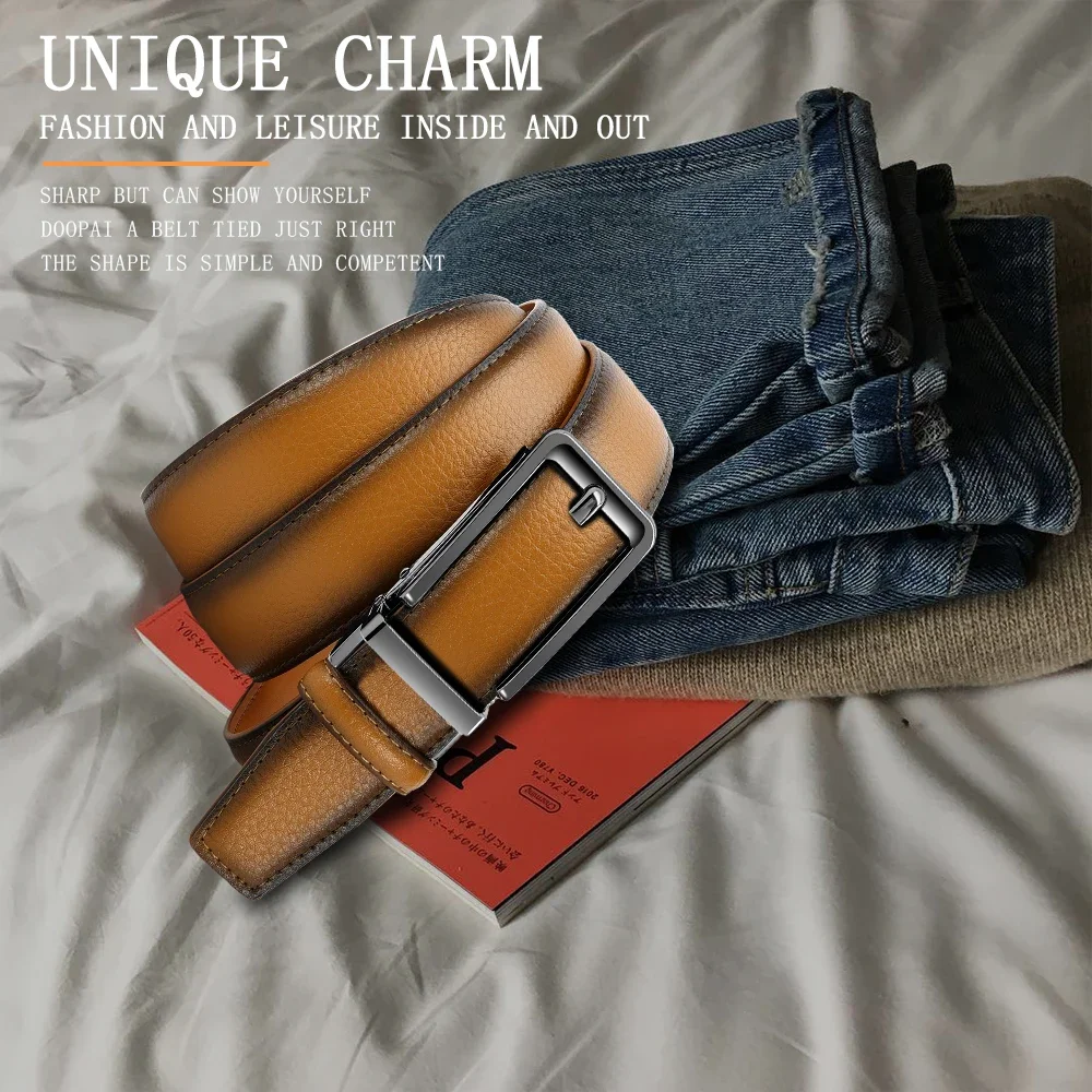 Men's High-quality Metal Buckle Belt, Perfect Companion Belt for Men's Formal Pants and Shirts, Suitable for Multiple Occasions
