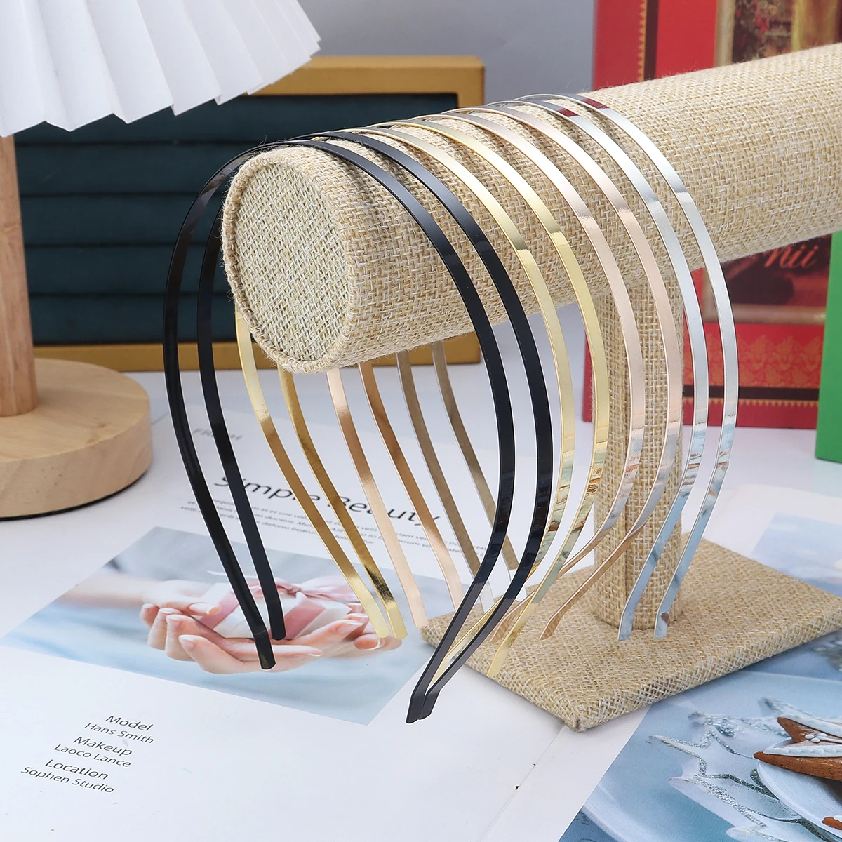 10pcs 11x14cm Metal Headband Fashion Simple Hair Fixing Head Hoop Headband For DIY Handmade Hairbands Headwear Decor Accessories