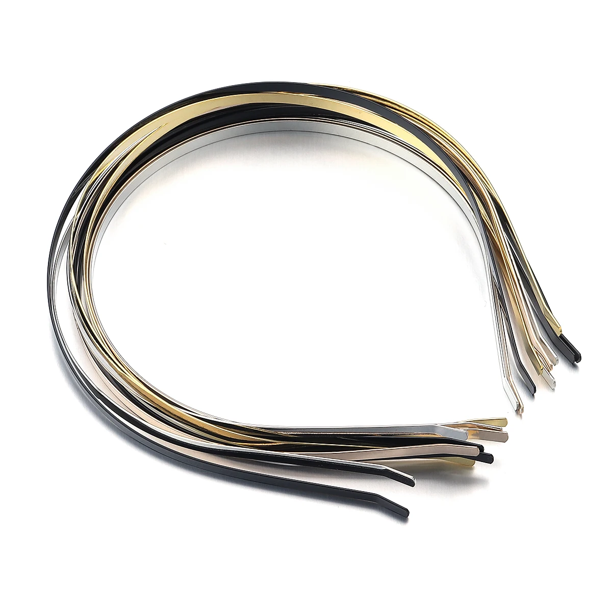 10pcs 11x14cm Metal Headband Fashion Simple Hair Fixing Head Hoop Headband For DIY Handmade Hairbands Headwear Decor Accessories