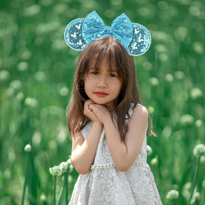 1pc Cute Hairband Exquisite Mickey Mouse Inlay Party Festival Travel Wear Women's Girls Perfect Gift Fashion Hair Accessories