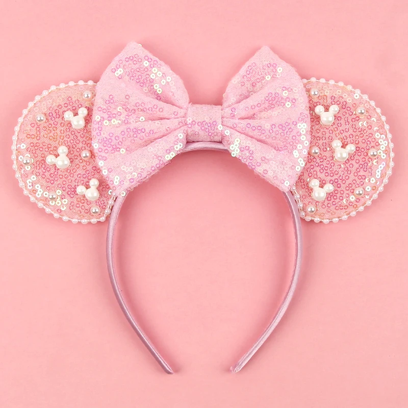 1pc Cute Hairband Exquisite Mickey Mouse Inlay Party Festival Travel Wear Women's Girls Perfect Gift Fashion Hair Accessories