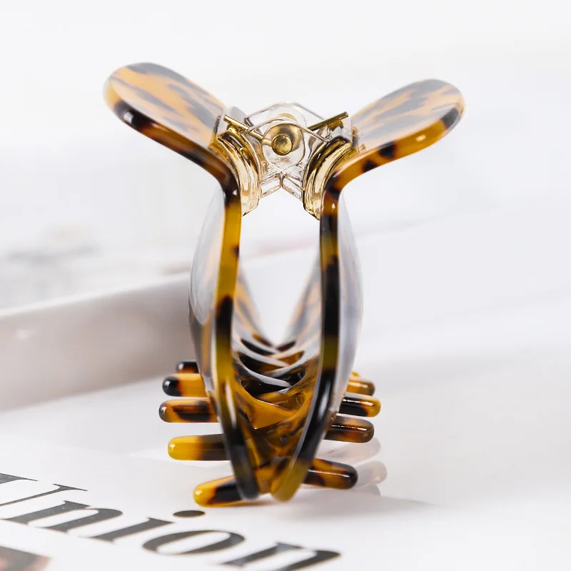 Fashion Acetate Acrylic Hair Claw Elegant for Women, Thick Hair Aesthetic Hair Claw, Party Wedding Gift Evening Date Cute