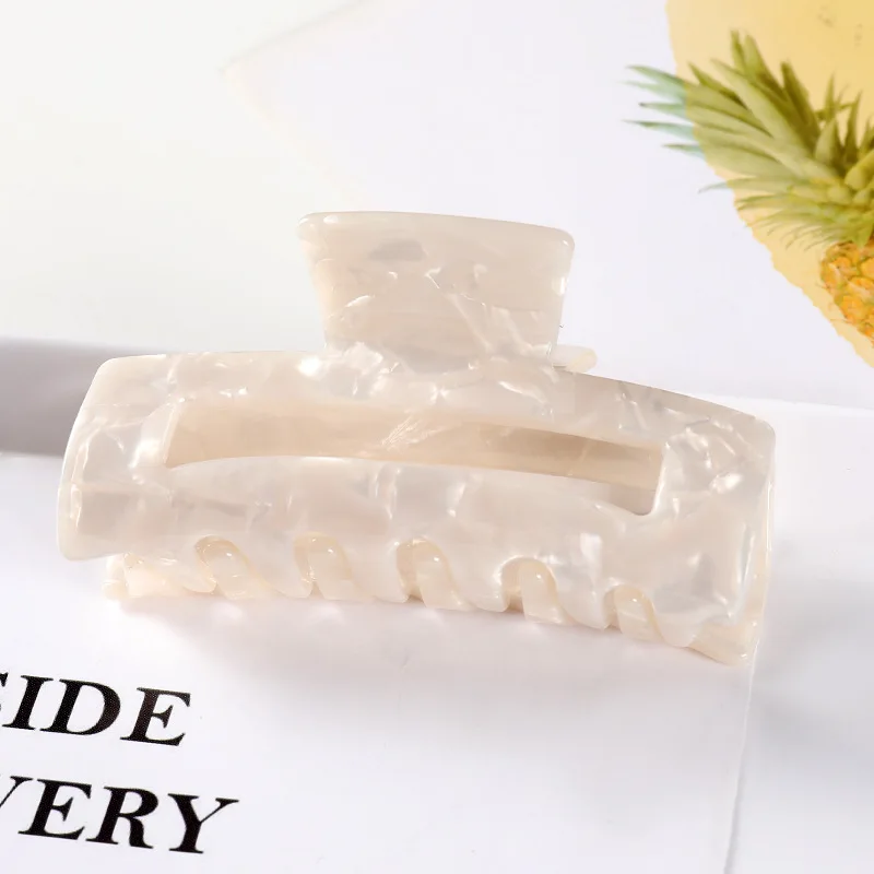 Fashion Acetate Acrylic Hair Claw Elegant for Women, Thick Hair Aesthetic Hair Claw, Party Wedding Gift Evening Date Cute