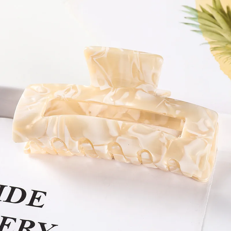 Fashion Acetate Acrylic Hair Claw Elegant for Women, Thick Hair Aesthetic Hair Claw, Party Wedding Gift Evening Date Cute