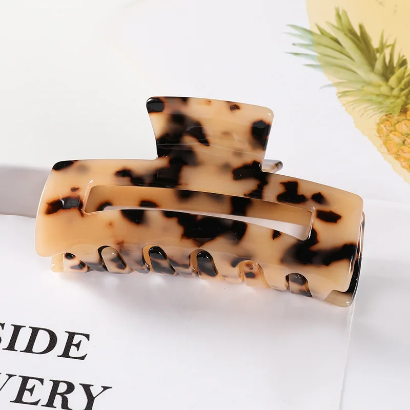 Fashion Acetate Acrylic Hair Claw Elegant for Women, Thick Hair Aesthetic Hair Claw, Party Wedding Gift Evening Date Cute