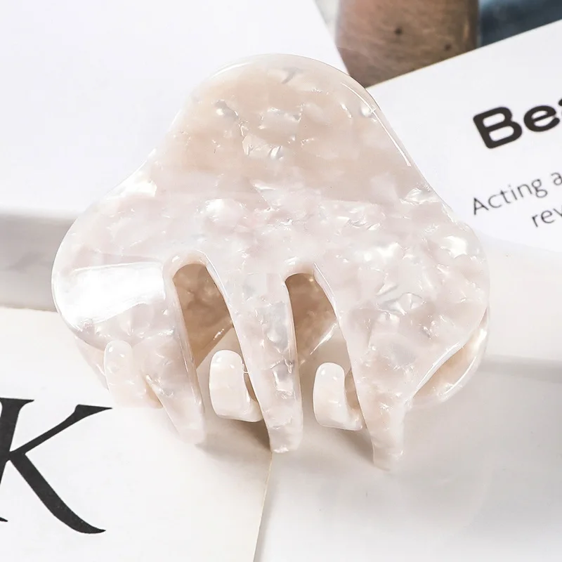Fashion Acetate Acrylic Hair Claw Elegant for Women, Thick Hair Aesthetic Hair Claw, Party Wedding Gift Evening Date Cute