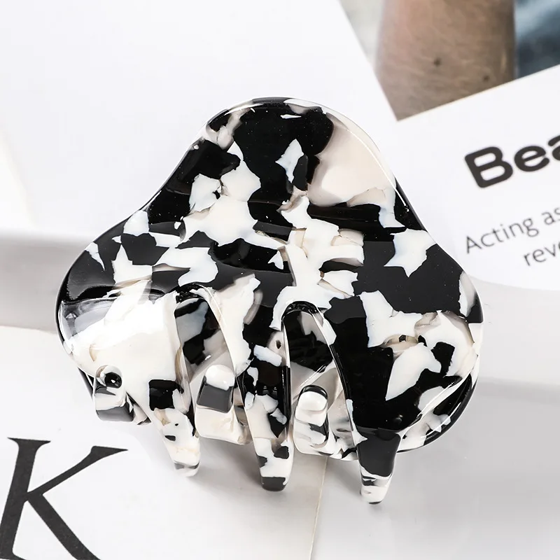Fashion Acetate Acrylic Hair Claw Elegant for Women, Thick Hair Aesthetic Hair Claw, Party Wedding Gift Evening Date Cute