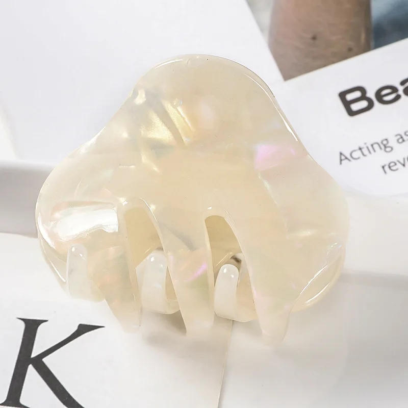 Fashion Acetate Acrylic Hair Claw Elegant for Women, Thick Hair Aesthetic Hair Claw, Party Wedding Gift Evening Date Cute