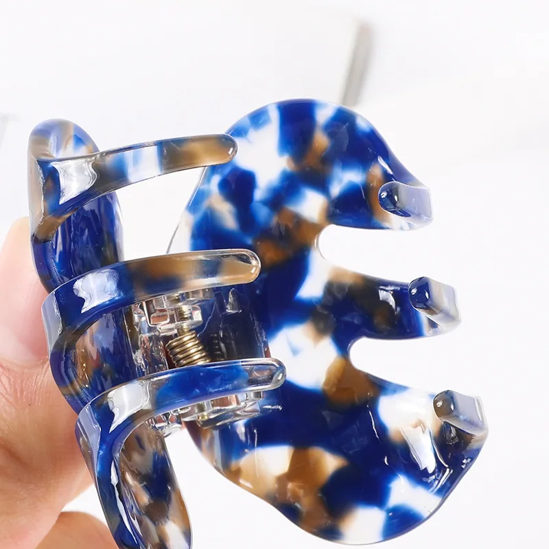 Fashion Acetate Acrylic Hair Claw Elegant for Women, Thick Hair Aesthetic Hair Claw, Party Wedding Gift Evening Date Cute