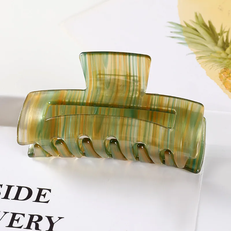 Fashion Acetate Acrylic Hair Claw Elegant for Women, Thick Hair Aesthetic Hair Claw, Party Wedding Gift Evening Date Cute