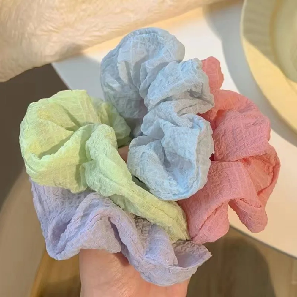 7pcs Bohemia Candy Color Hair Scrunchies for Women Girls Cute Elastic Hair Ties Bands Headband Rubber Bands Hair Accessories