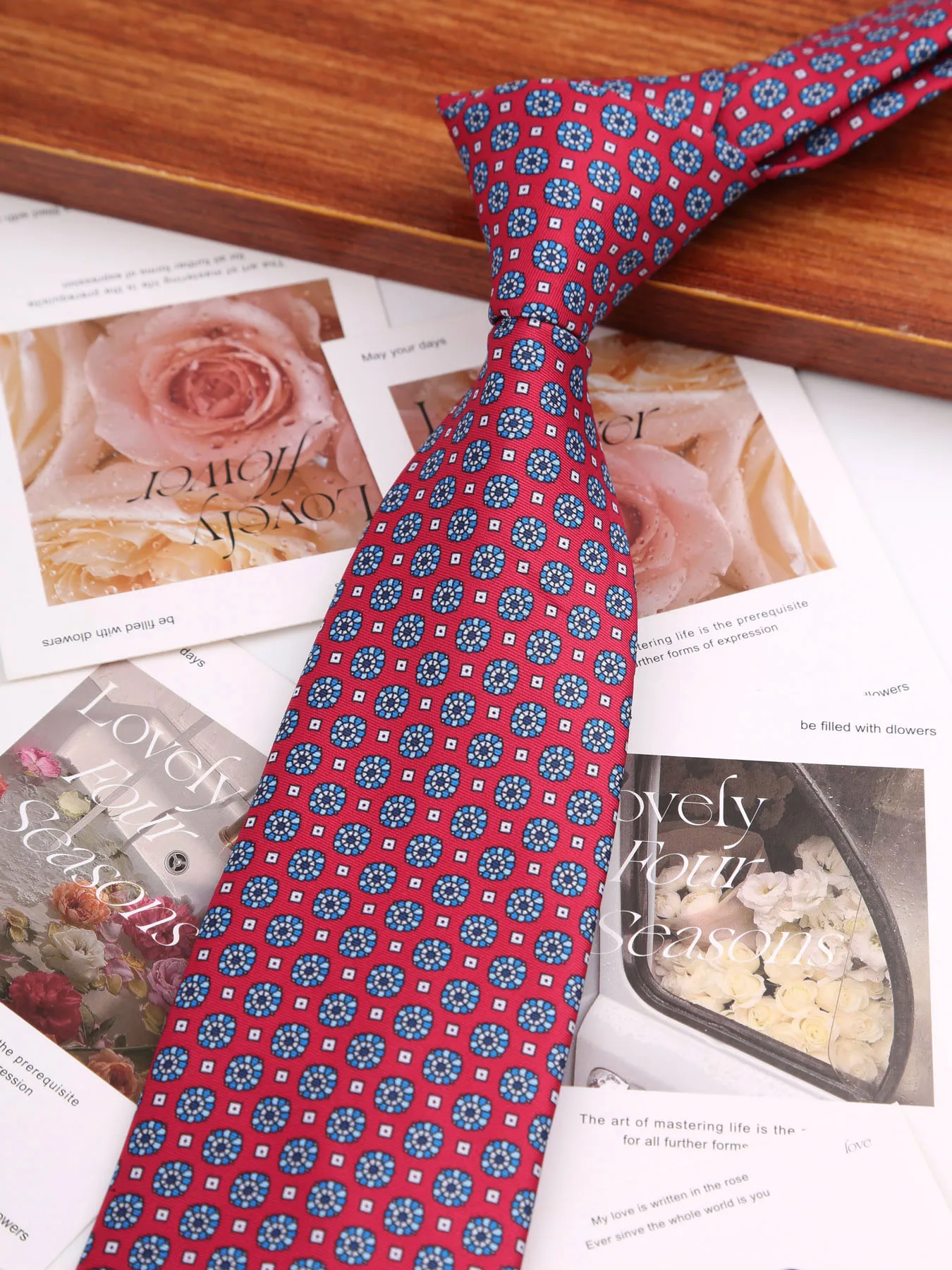 Vintage Ties Men's Fashion 8cm Graffiti Painting Floral Necktie For Men Wedding Business Soft Printing Tie Weding