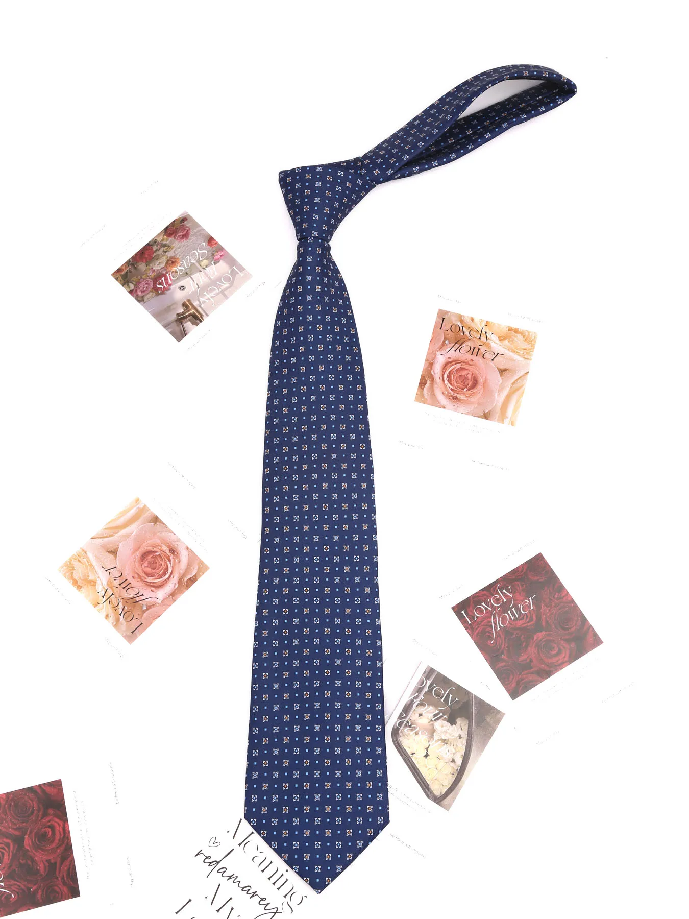Vintage Ties Men's Fashion 8cm Graffiti Painting Floral Necktie For Men Wedding Business Soft Printing Tie Weding