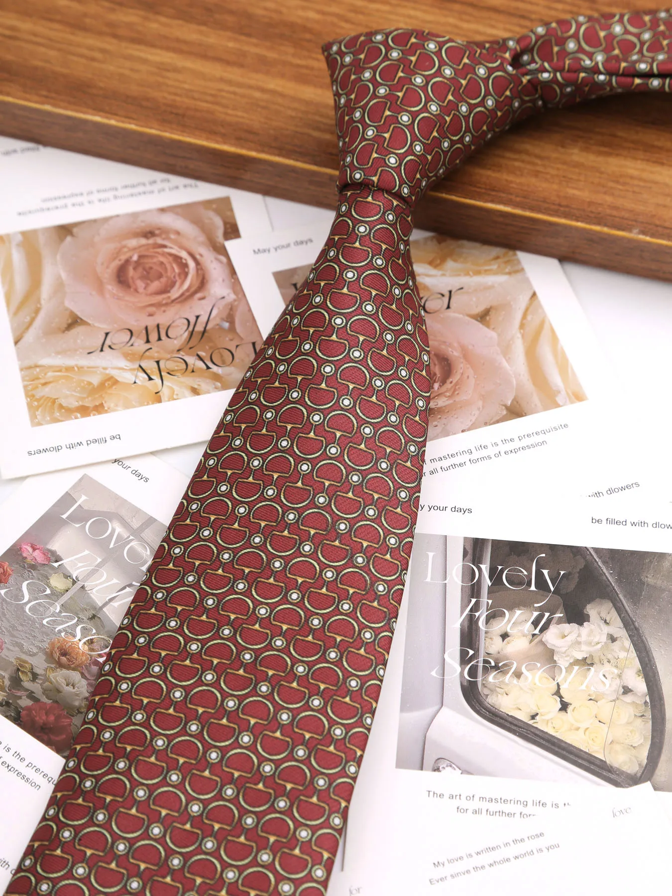 Vintage Ties Men's Fashion 8cm Graffiti Painting Floral Necktie For Men Wedding Business Soft Printing Tie Weding