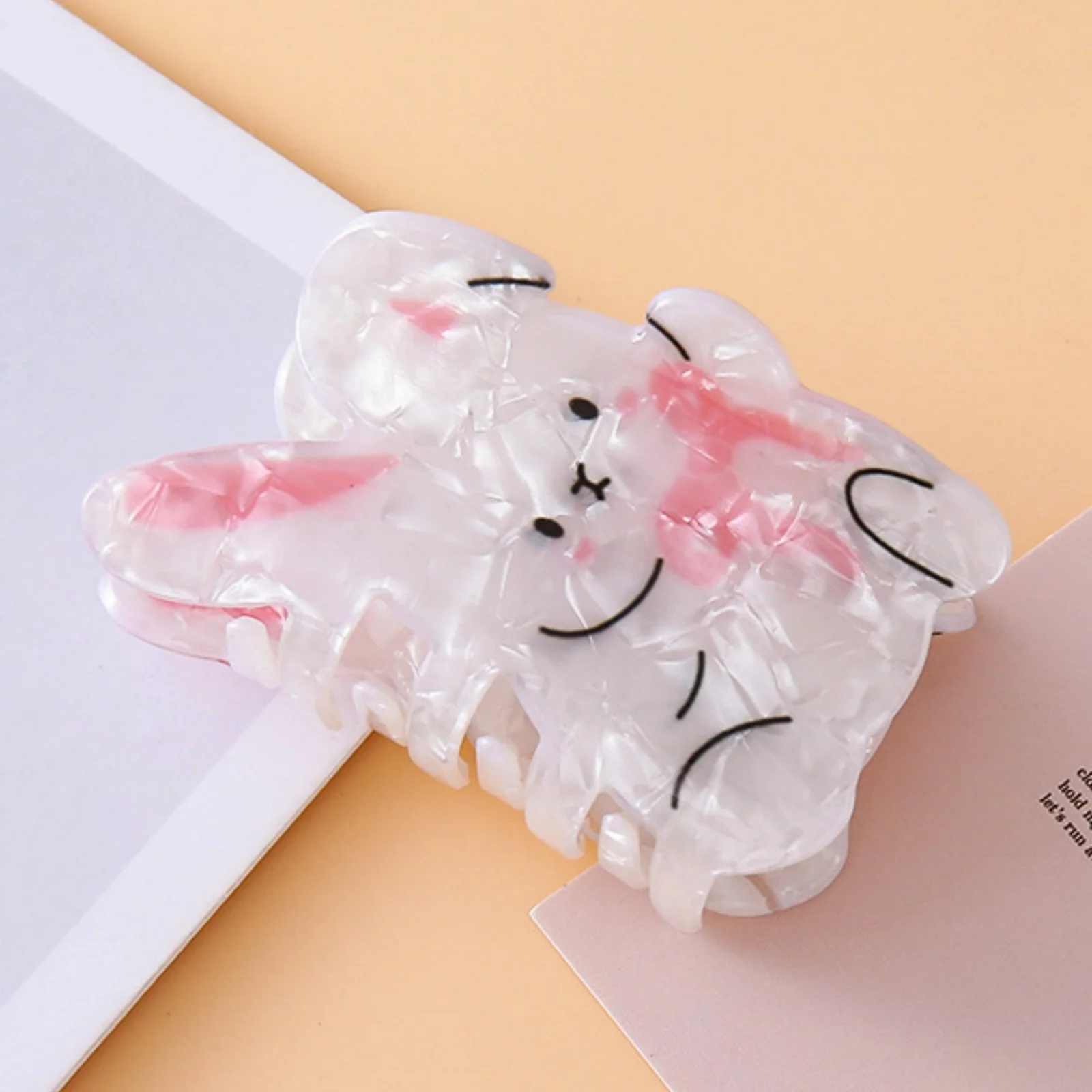 1PC Animal Claw Clip, Cute Kitten and Puppy Medium-sized Shark Clip, Medium-sized Hair Clip Hair Accessory for the Back of