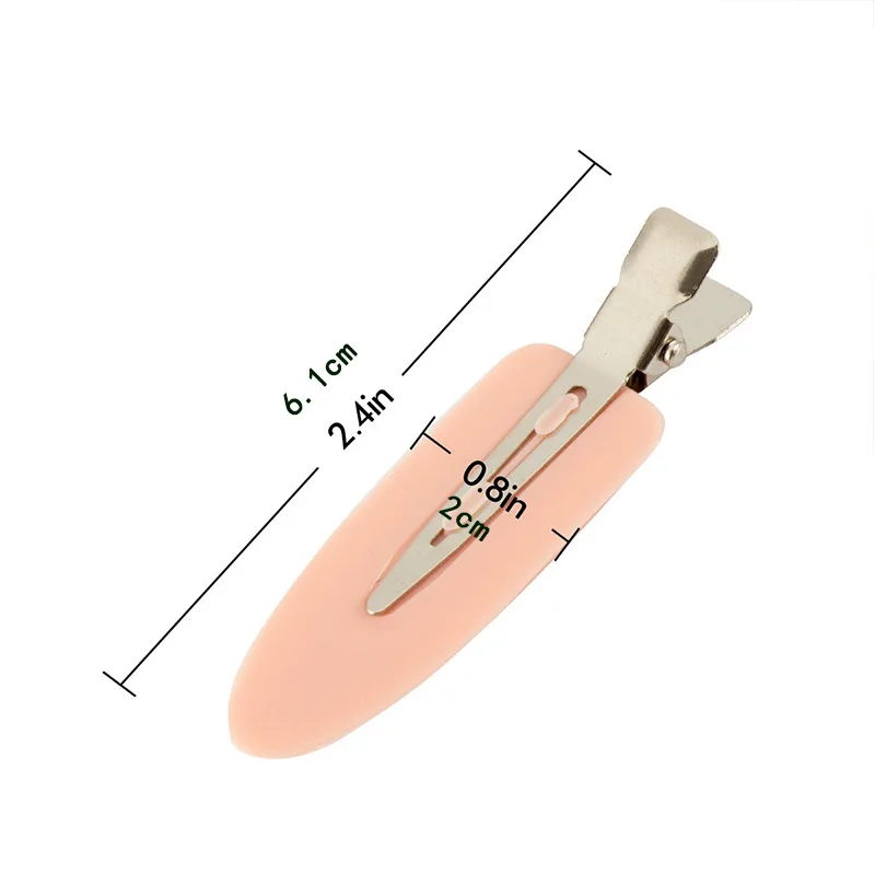 No Bend Hair Clips Makeup Barrettes Flat Sectioning Hair Pins Non Slip Duckbill Clips for Women Salon Hair Styling Accessories