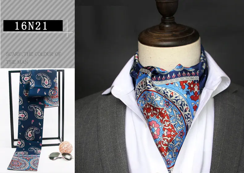 Red Scarf Festive Wedding Celebration Wedding Dress Photo Neck Scarf Men's Annual Meeting Banquet Shirt Collar Scarf Neck Warmer