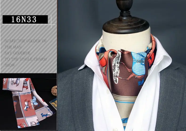 Red Scarf Festive Wedding Celebration Wedding Dress Photo Neck Scarf Men's Annual Meeting Banquet Shirt Collar Scarf Neck Warmer