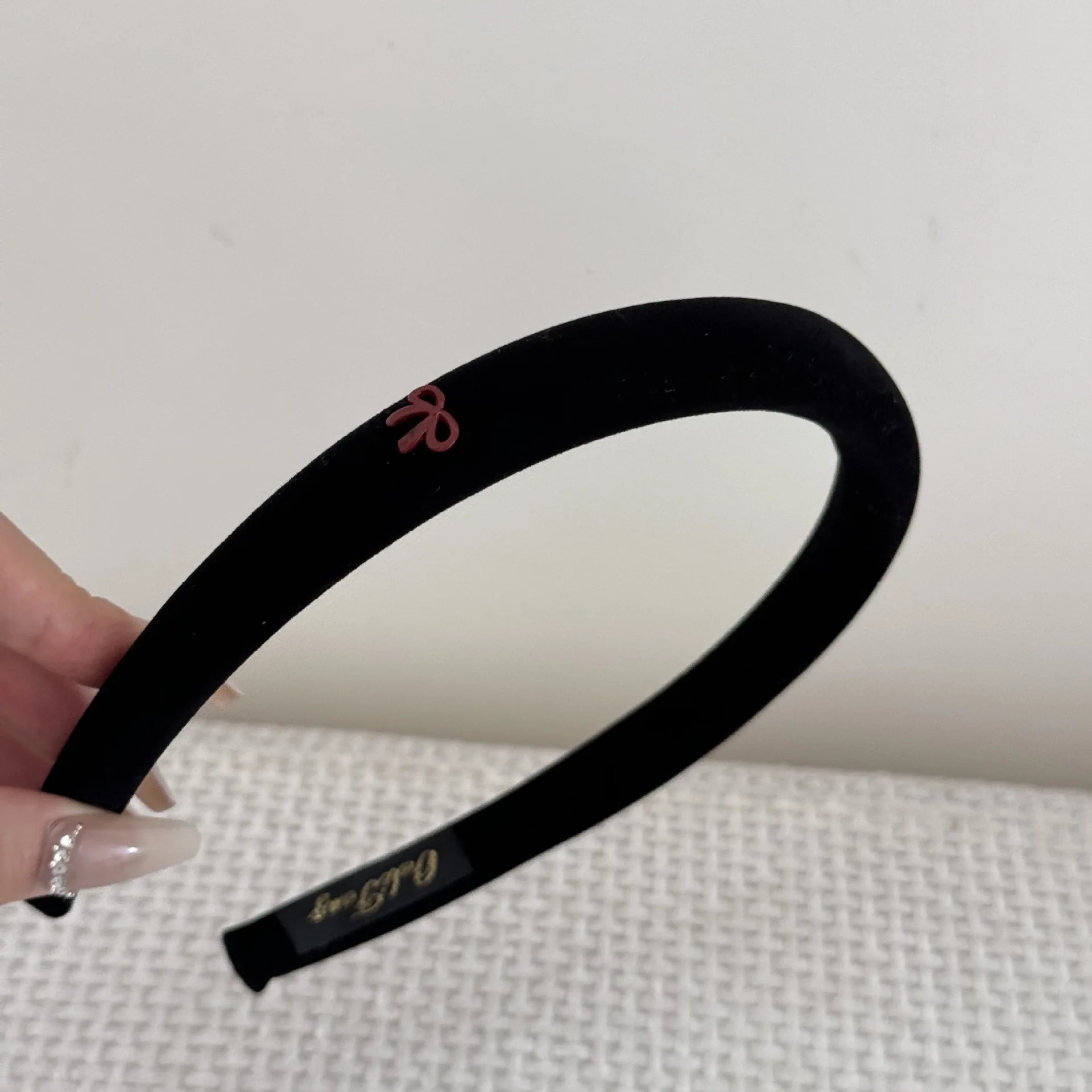 Autumn Winter Headband Navy for Women Girl Hair Band Vintage Kpop Sweets Hoop Makeup Korean Washing Leading Fashion Velvet Retro