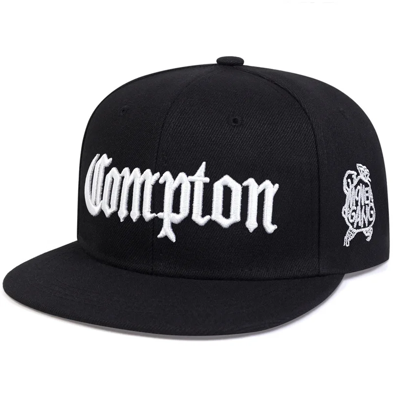 New Compton Cap Street Dance Snapback Hat Hip Hop Headwear for Men Women Adult Outdoor Casual Sun Baseball Cap