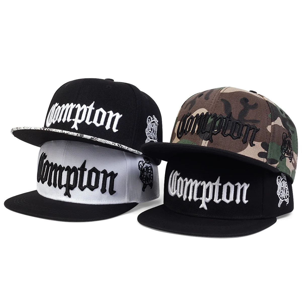 New Compton Cap Street Dance Snapback Hat Hip Hop Headwear for Men Women Adult Outdoor Casual Sun Baseball Cap