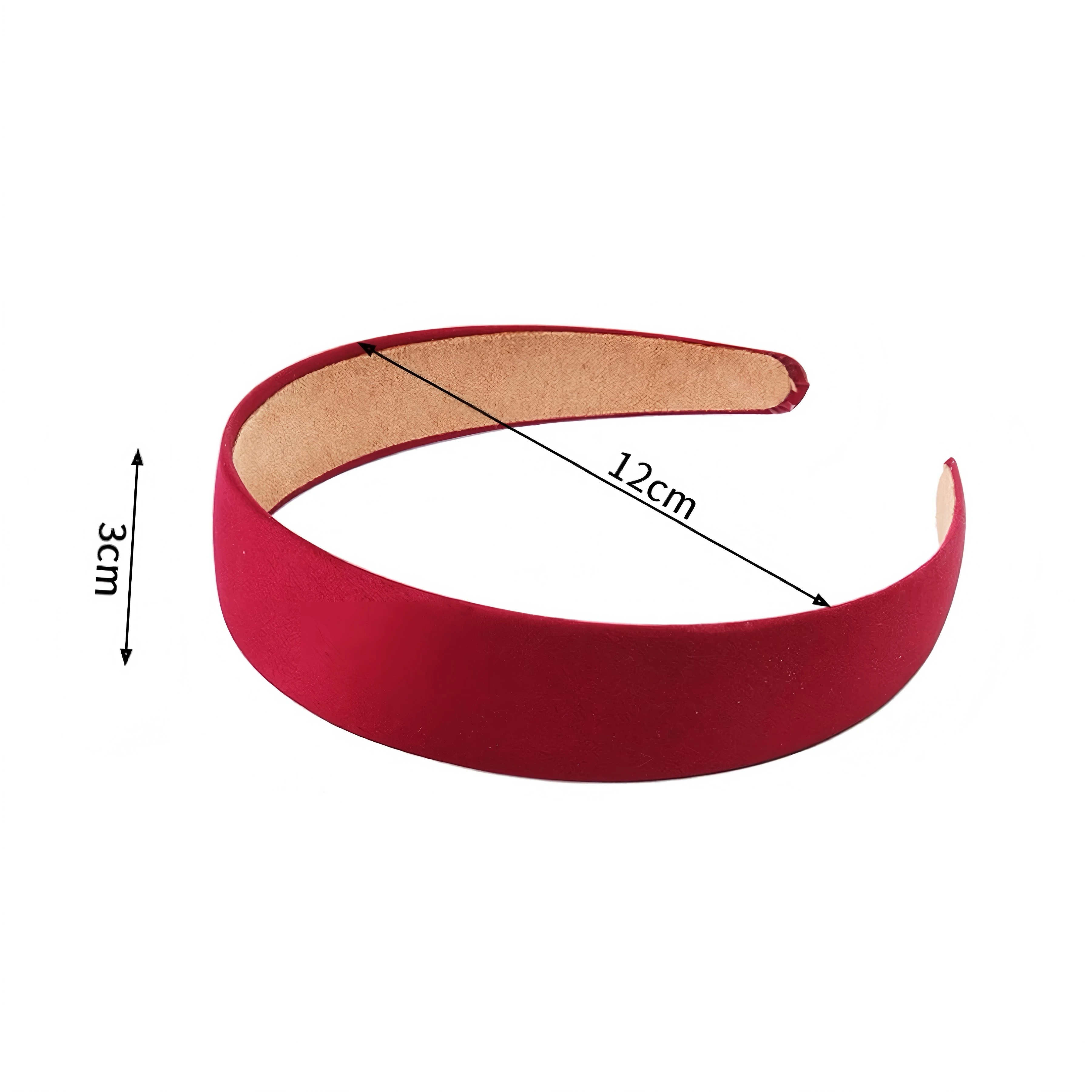1/3/6Pack Satin Headband 1.2Inch Wide Women Girl NonSlip Fashion HairBand Diy Holiday Accessories Diademas Coreanas Para Mujer