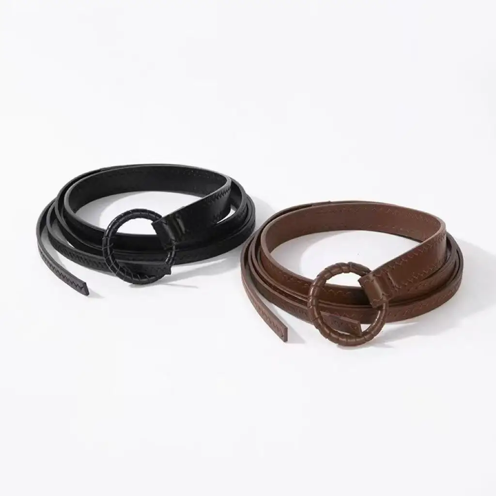 Elegant and Fashionable Women's Waist Belt - A Variety of Colors Woven Design Rope Belt, Tied Luxurious Multifunctional Belt, Ad