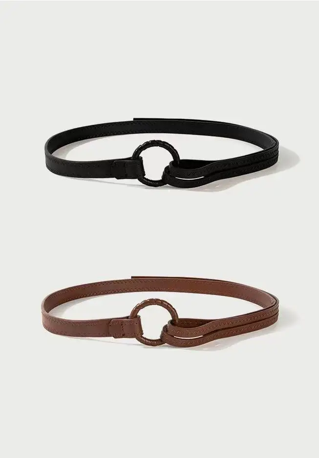 Elegant and Fashionable Women's Waist Belt - A Variety of Colors Woven Design Rope Belt, Tied Luxurious Multifunctional Belt, Ad