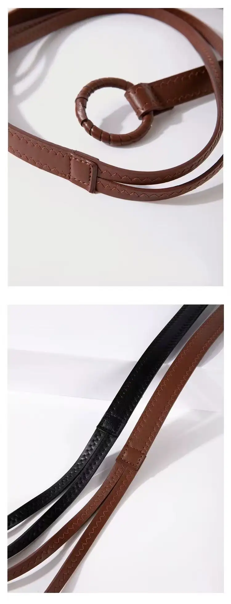 Elegant and Fashionable Women's Waist Belt - A Variety of Colors Woven Design Rope Belt, Tied Luxurious Multifunctional Belt, Ad