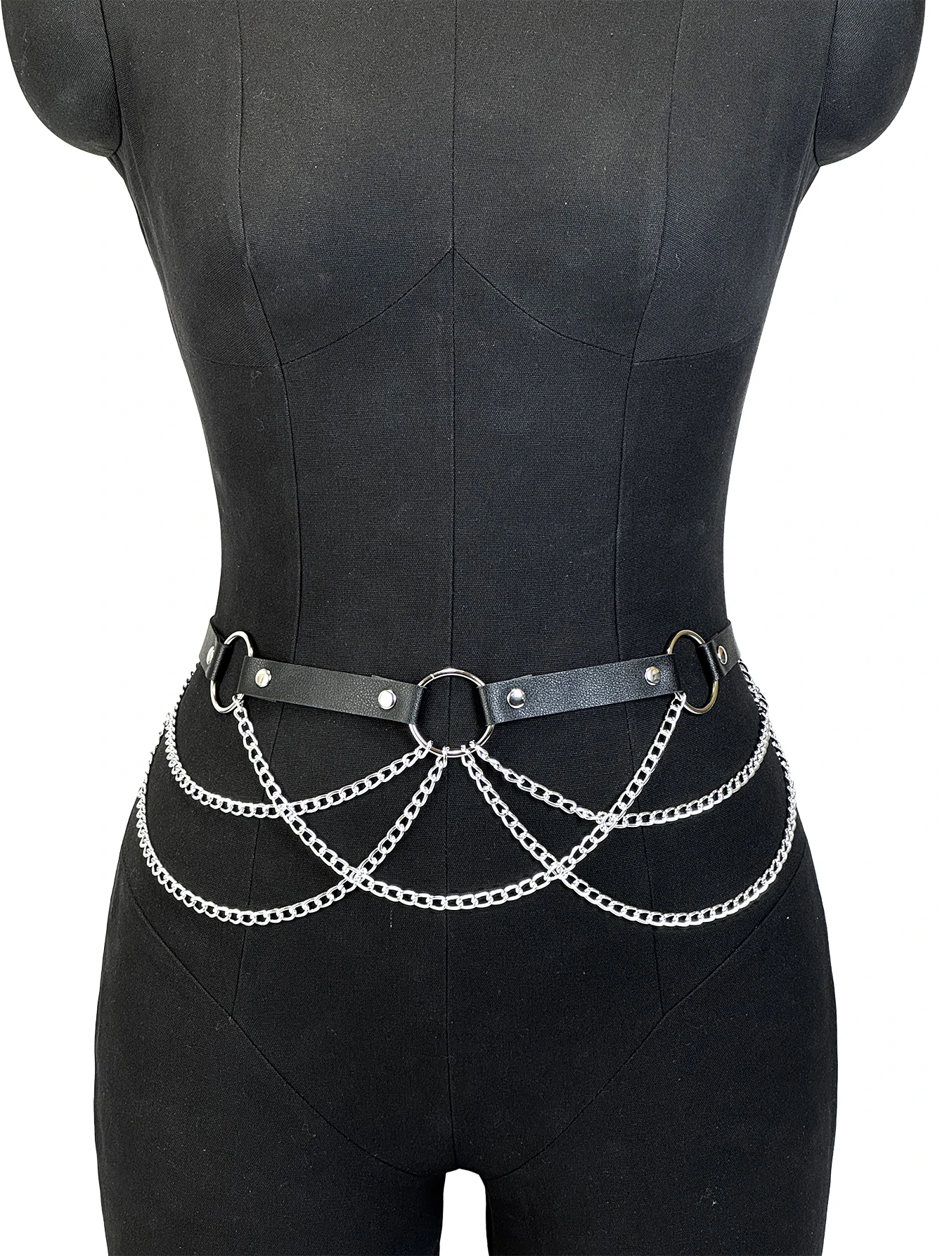 1PC Fashion Belt Female Street Style Waist Chain Tassels Belt Adjustable Casual Decorative Chain Gothic Clothing Accessories